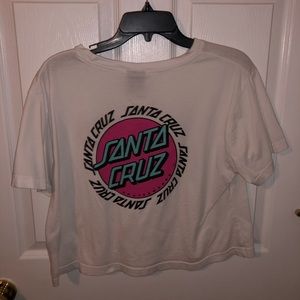 Santa Cruz cropped t-shirt